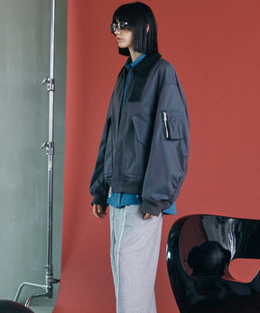 Different Materials Layering Prime-Over Trucker Jacket