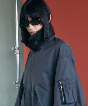 Different Materials Layering Prime-Over Trucker Jacket