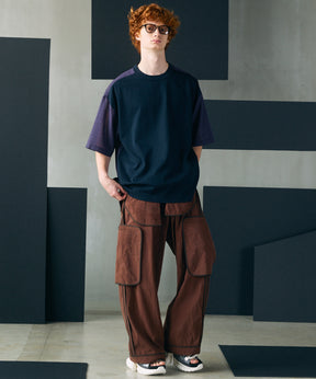 [26SS PRE-ORDER] Airy Striped Gabardine Prime-Wide Two-tuck Pants