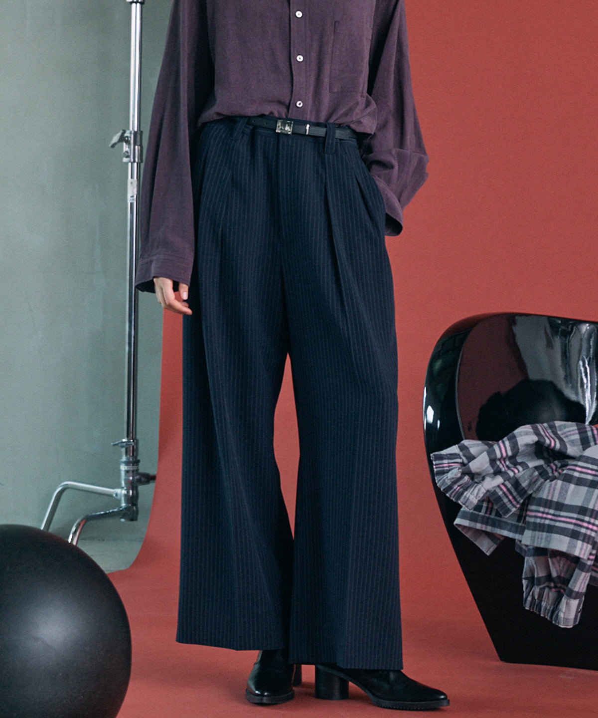 【26AW PRE-ORDER】フリーレンストライププライムワイド2タックスラックス