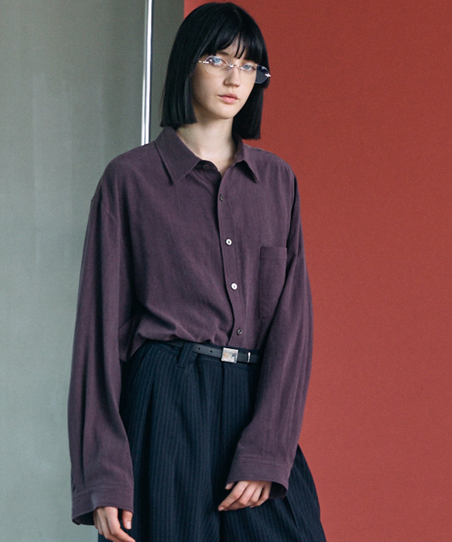 【26AW PRE-ORDER】Fibril Prime-Over Long Sleeve Shirt