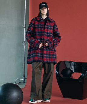 【26AW PRE-ORDER】120/2/2 Suvin Cotton Gabardine Prime-Wide Two-Tuck Pants