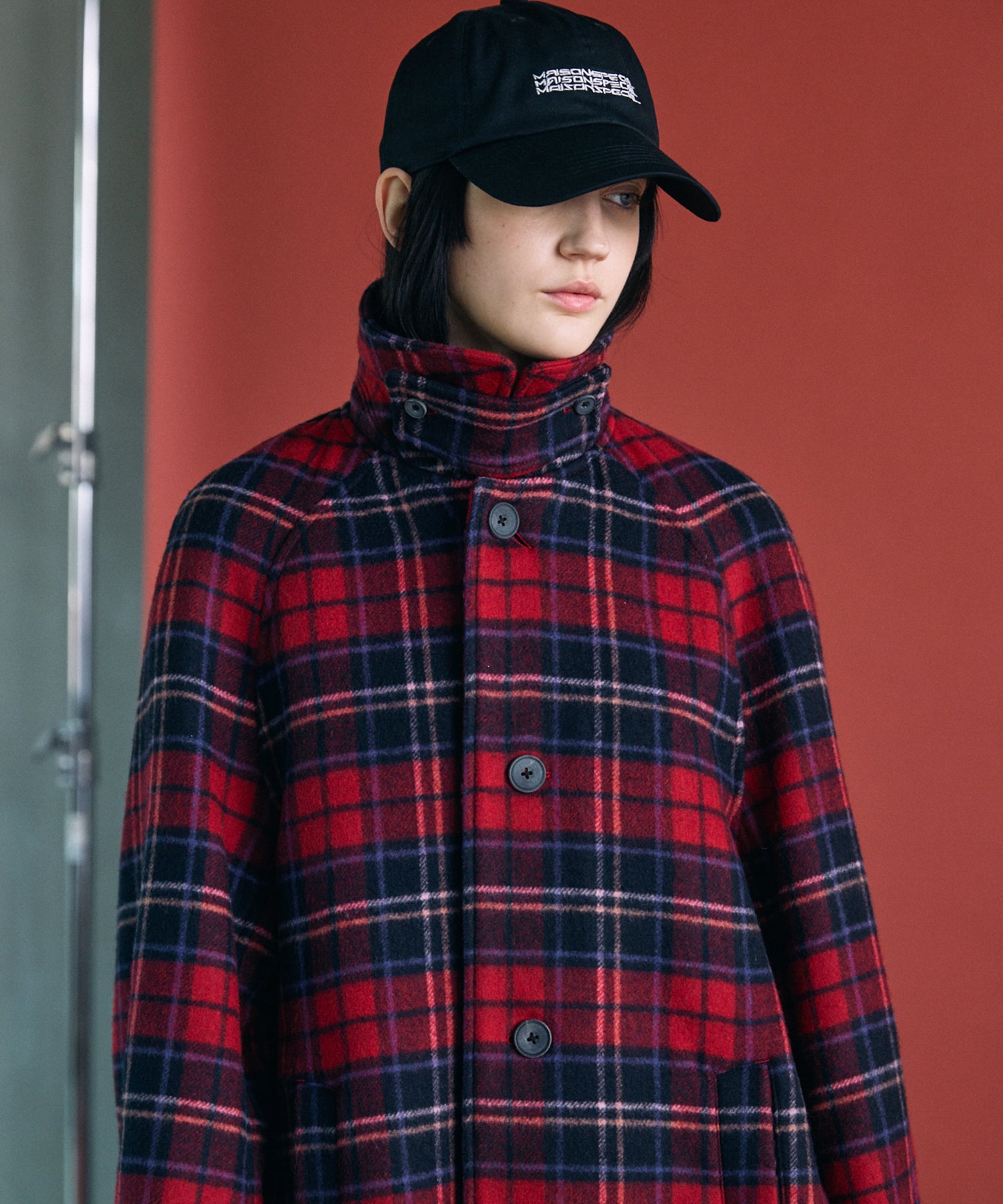 【26AW PRE-ORDER】【イタリアンデッドストックファブリック】プライムオーバーラグランスリーブハーフコート