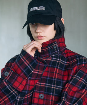 【26AW PRE-ORDER】【イタリアンデッドストックファブリック】プライムオーバーラグランスリーブハーフコート