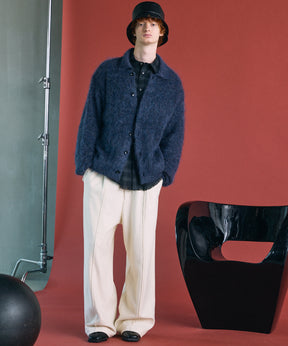 [Italian Dead Stock Fabric] Prime-Over Regular Collar Long Sleeve Shirt