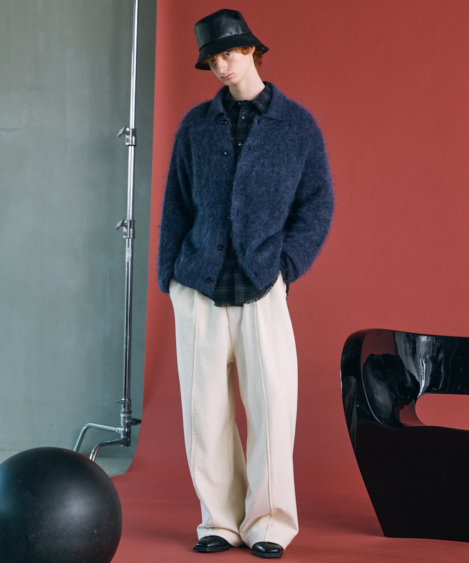 [26SS PRE-ORDER] Airy Striped Gabardine Prime-Over Short-sleeved Shirt