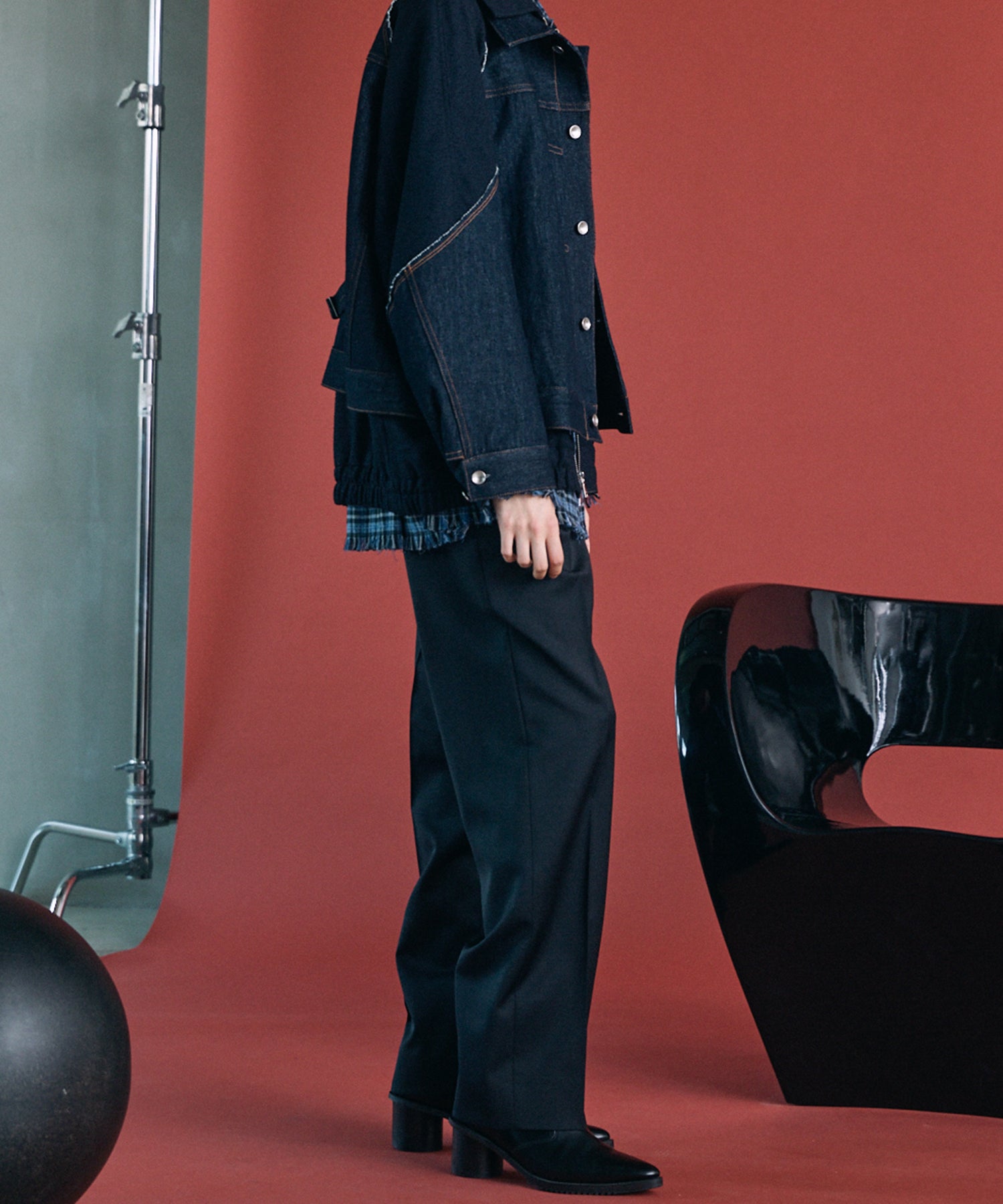 【26AW PRE-ORDER】【Ermenegildo Zegna Fabric】Tight Straight Trousers