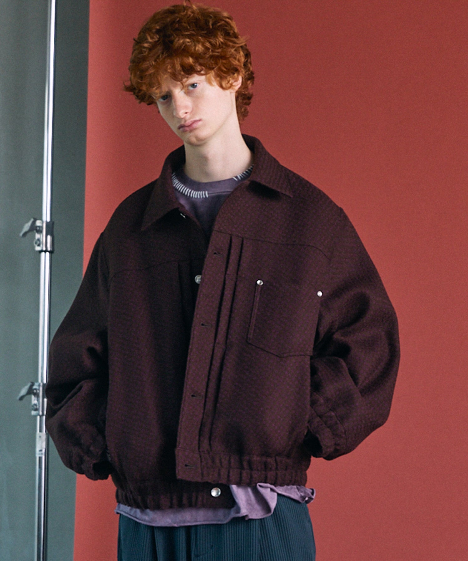 【26AW PRE-ORDER】【イタリアンデッドストックファブリック】プライムオーバートラッカージャケット