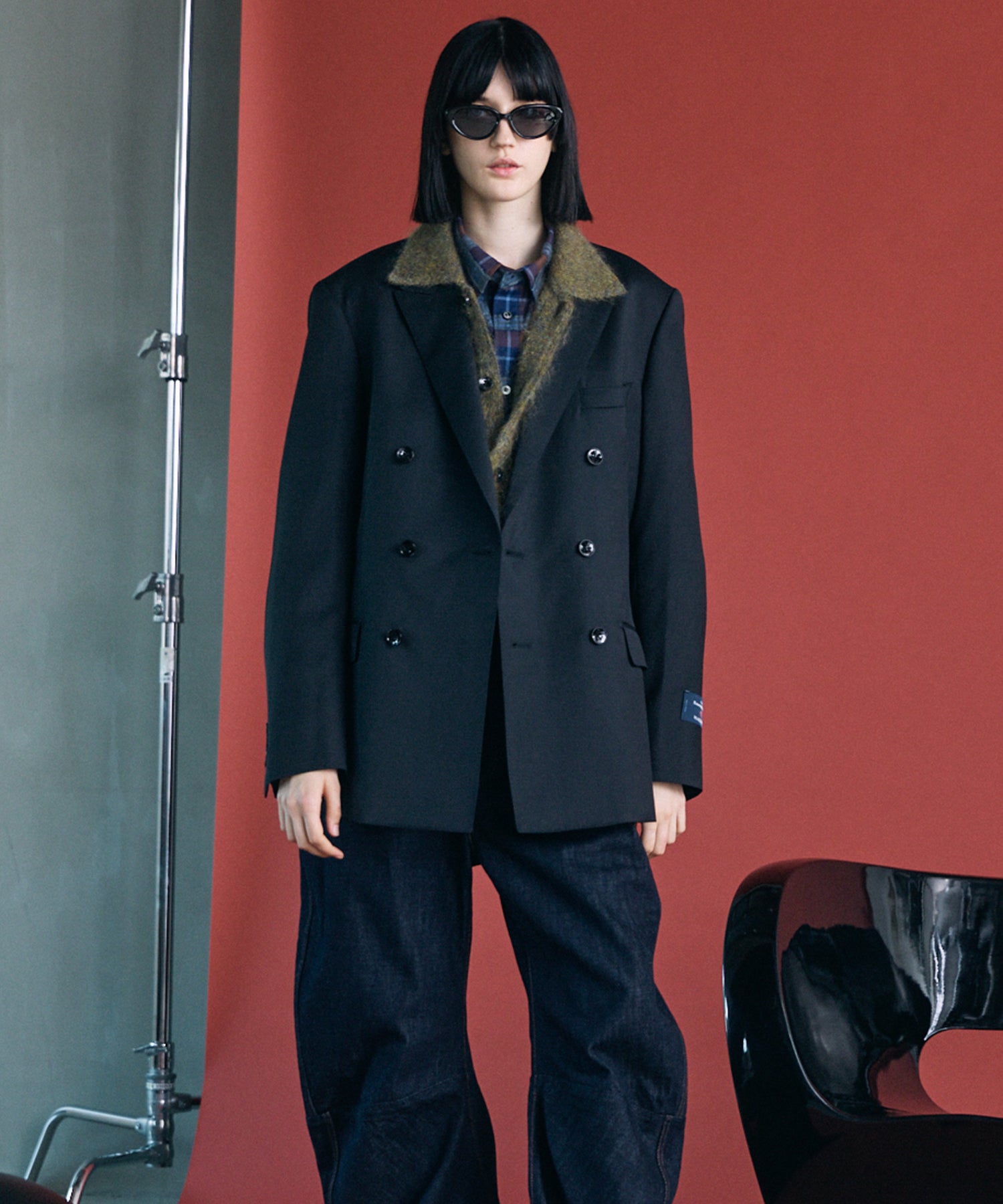 【26AW PRE-ORDER】【Ermenegildo Zegna Fabric】Dress-Fit Double-breasted Tailored Jacket