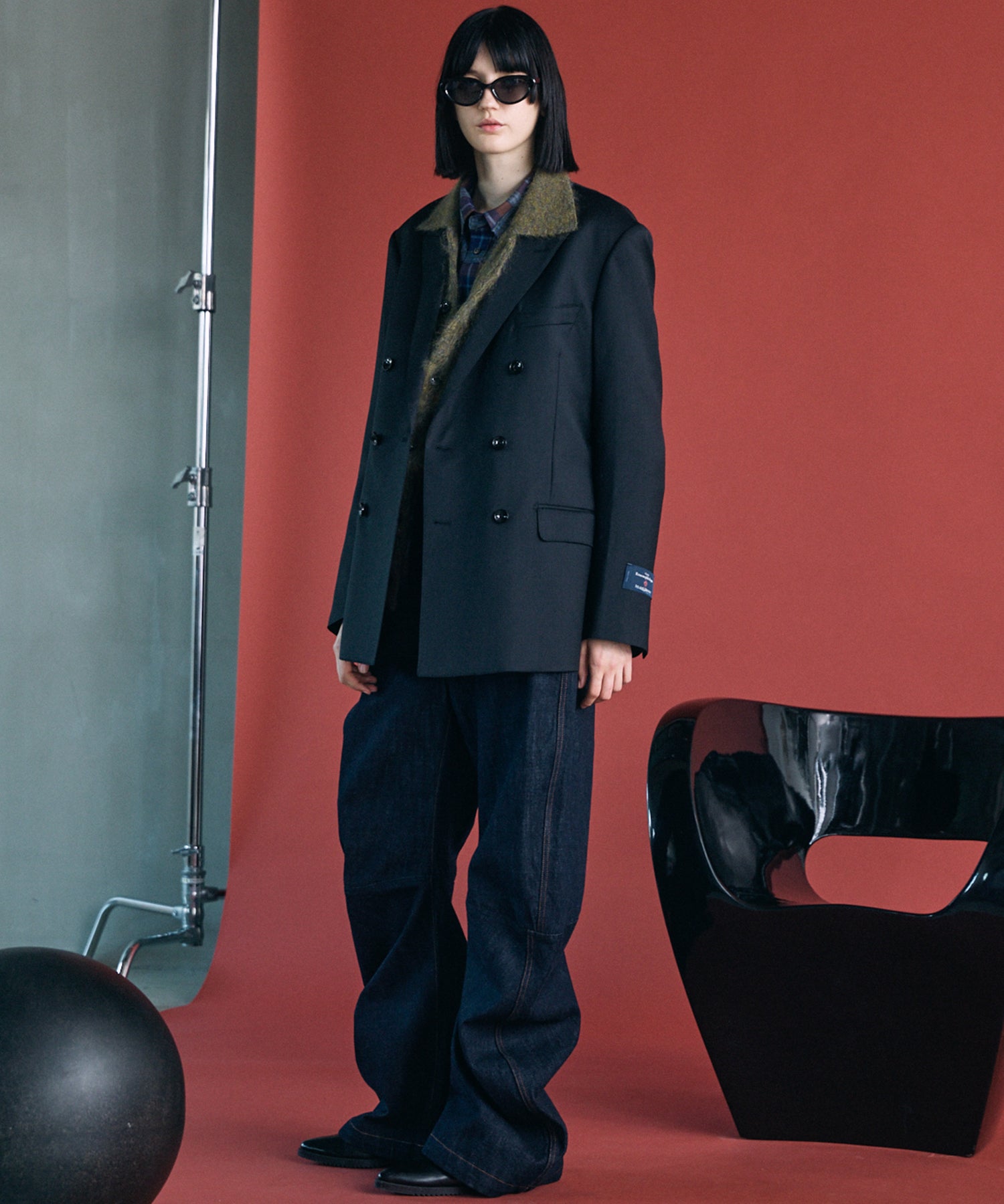 【26AW PRE-ORDER】【Ermenegildo Zegna Fabric】Dress-Fit Double-breasted Tailored Jacket