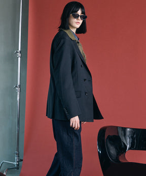 【26AW PRE-ORDER】【Ermenegildo Zegna Fabric】Dress-Fit Double-breasted Tailored Jacket
