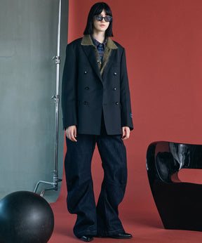 【26AW PRE-ORDER】Banana Curve Silhouette Prime-Wide Denim Pants