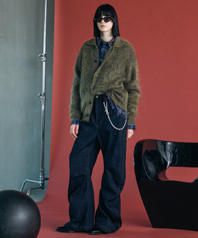 【26AW PRE-ORDER】Banana Curve Silhouette Prime-Wide Denim Pants