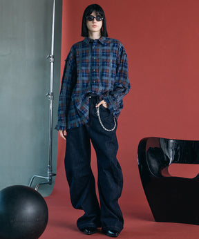 【26AW PRE-ORDER】Banana Curve Silhouette Prime-Wide Denim Pants