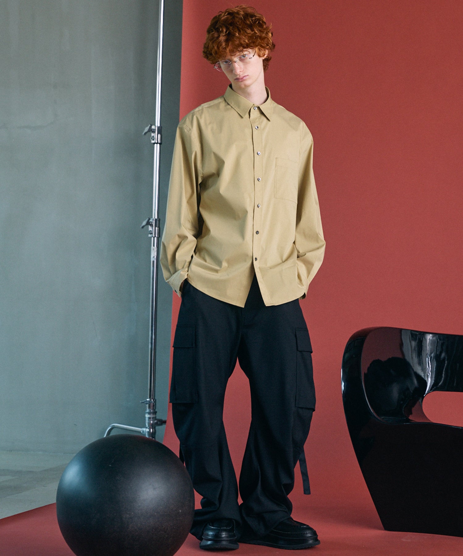 【26AW PRE-ORDER】Banana Curve Silhouette Prime-Wide Cargo Trousers