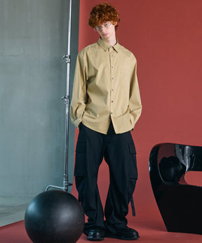 【26AW PRE-ORDER】Banana Curve Silhouette Prime-Wide Cargo Trousers