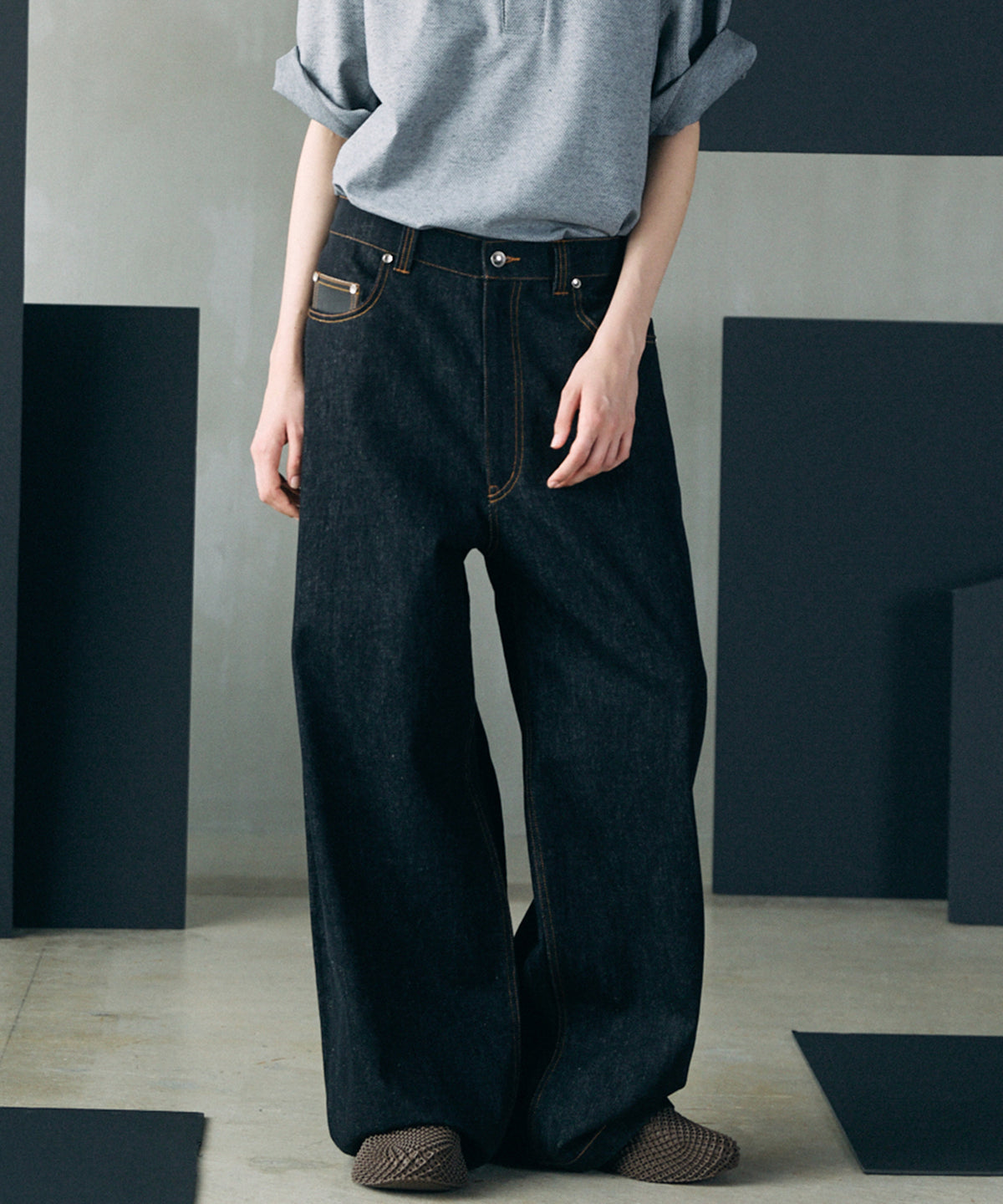 12.5oz Rigid Denim Prime-Wide Pants