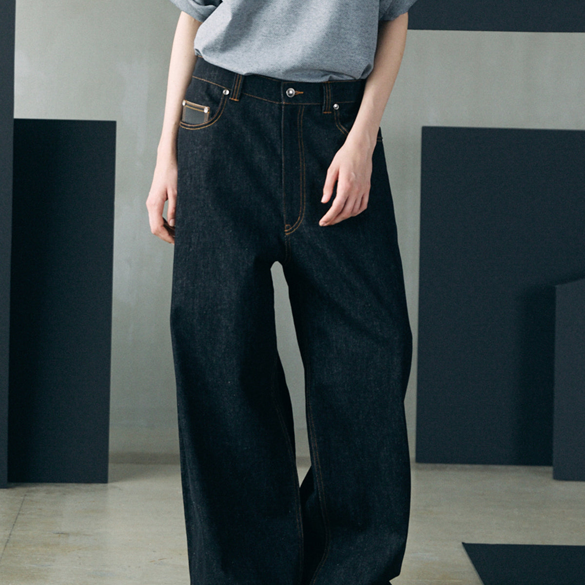 PRE-ORDER】12.5oz Rigid Denim Prime-Wide Pants