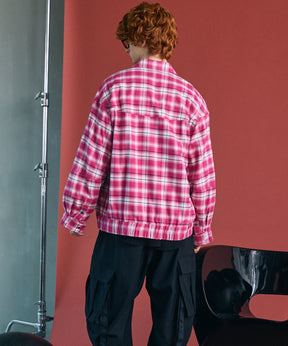 [Italian Dead Stock Fabric] Prime-Over Regular Collar Long Sleeve Shirt