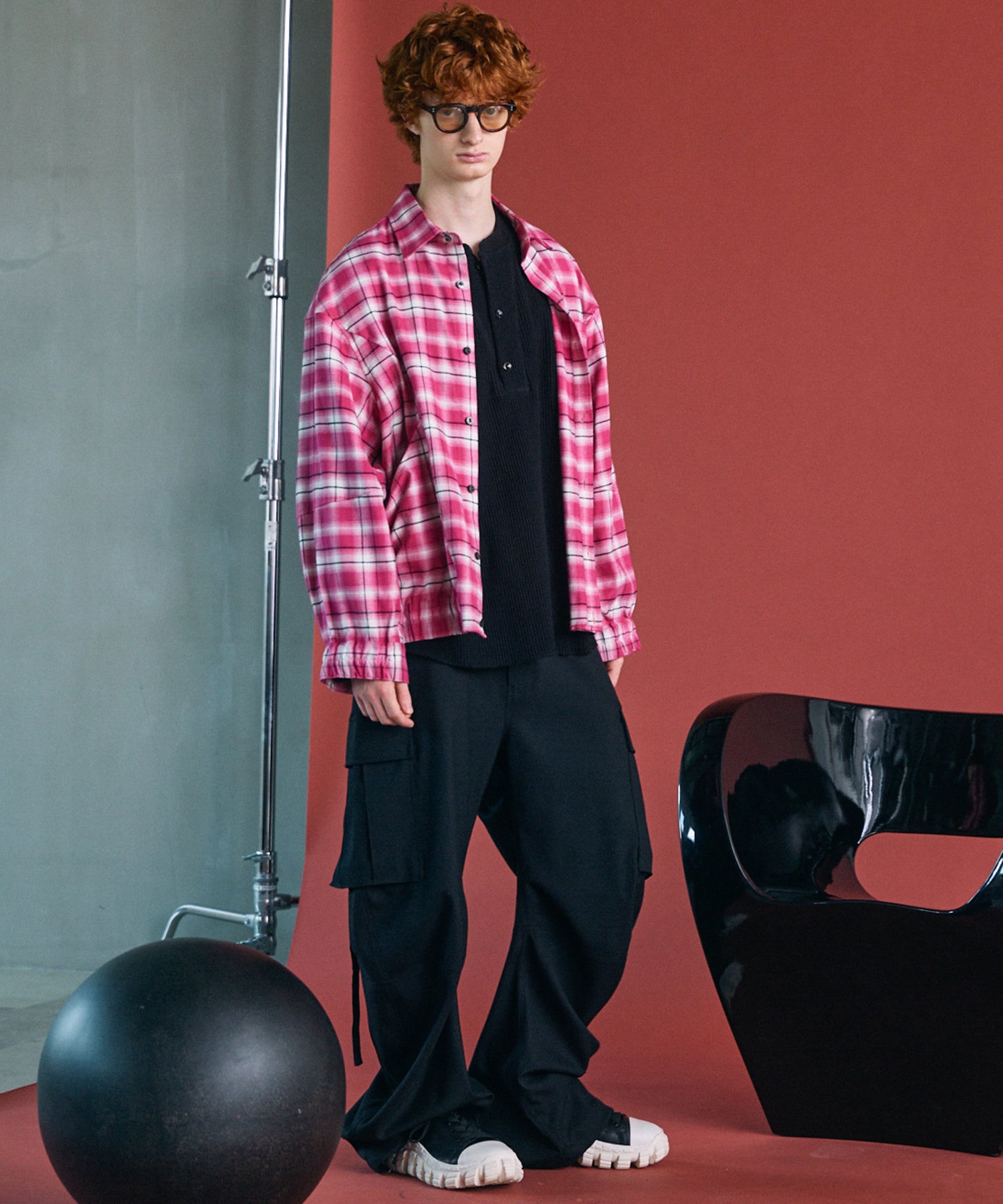 【26AW PRE-ORDER】Banana Curve Silhouette Prime-Wide Cargo Trousers