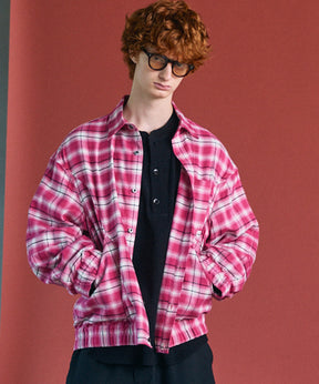 [Italian Dead Stock Fabric] Prime-Over Regular Collar Long Sleeve Shirt