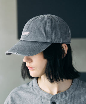 Chemical Over-Dye Reverse Logo Damage Cap