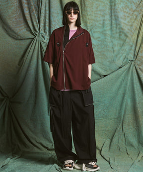 [26SS PRE-ORDER] Airy Striped Gabardine Prime-Wide Two-tuck Pants