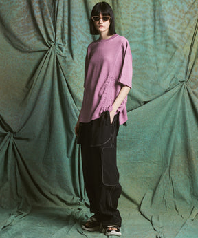 [26SS PRE-ORDER] Airy Striped Gabardine Prime-Wide Two-tuck Pants