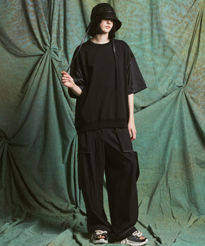 [26SS PRE-ORDER] Airy Striped Gabardine Prime-Wide Two-tuck Pants