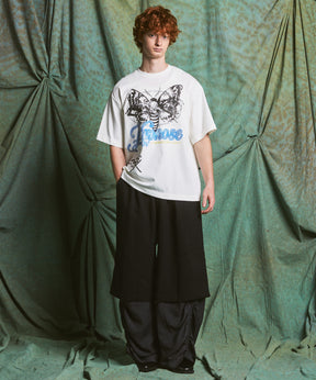 【26SS PRE-ORDER】Tweed Layered Prime-Wide Shirring Detail Pants