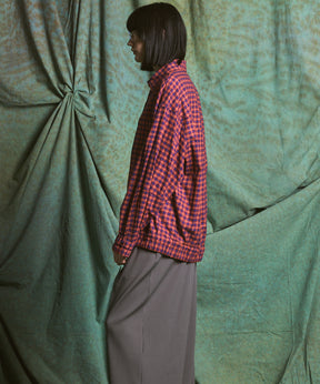 [Italian Dead Stock Fabric] Prime-Over Regular Collar Long Sleeve Shirt