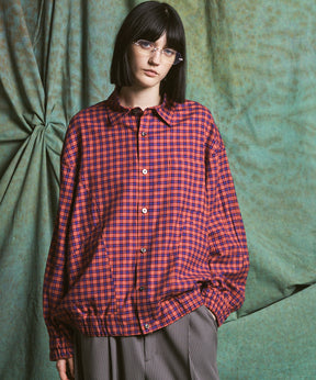 [Italian Dead Stock Fabric] Prime-Over Regular Collar Long Sleeve Shirt