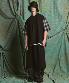【26SS PRE-ORDER】Tweed Layered Prime-Wide Shirring Detail Pants