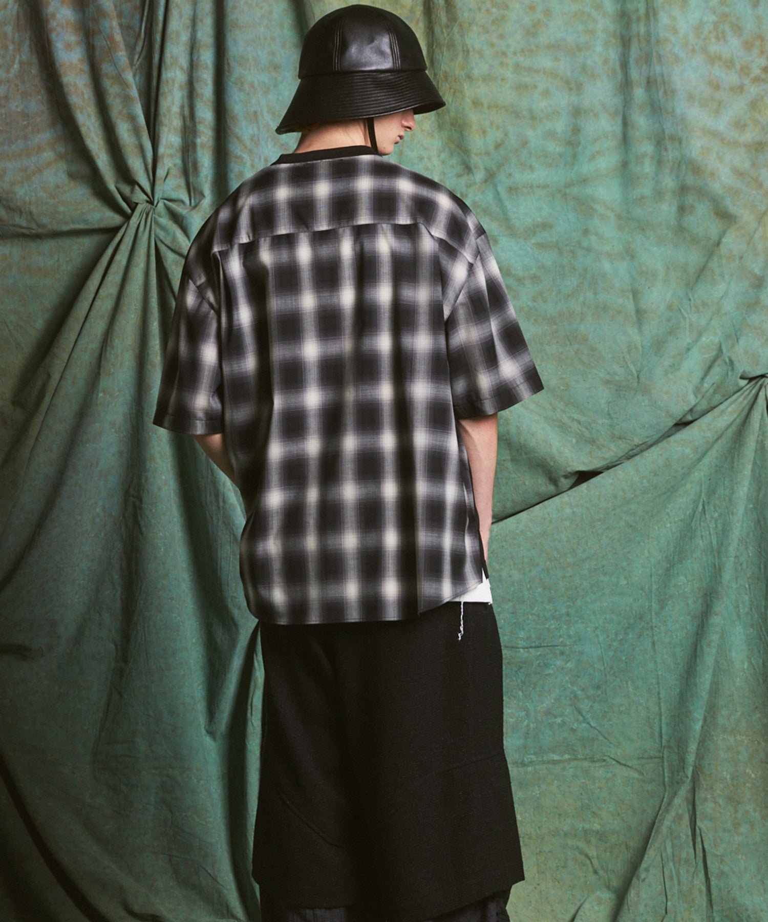 [26SS PRE-ORDER]Birdseye Jersey Mesh Prime-Over Henry Neck Short-sleeved T-shirt