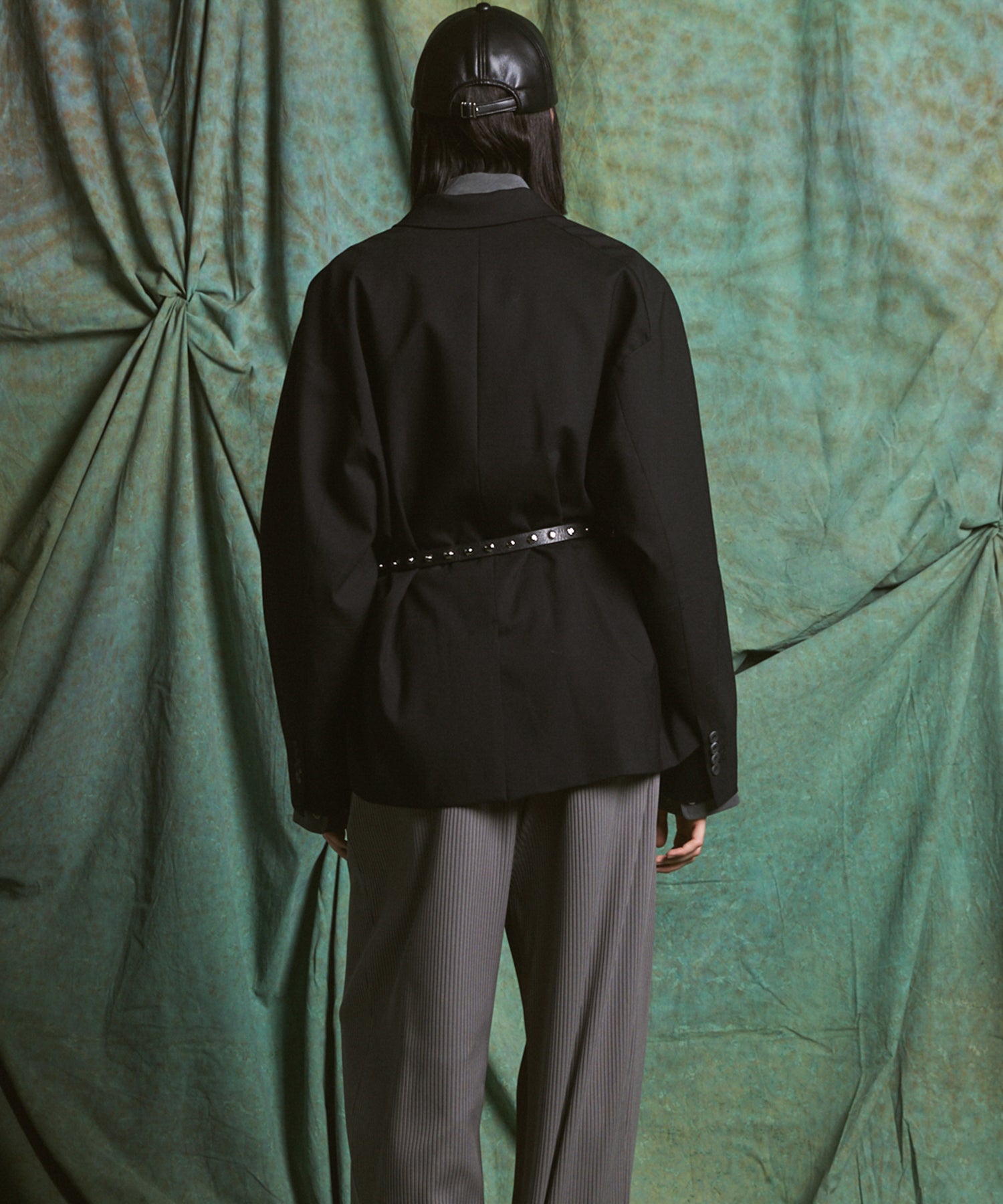 【26AW PRE-ORDER】3D Sleeve Prime-Over Semi-double Breasted Jacket