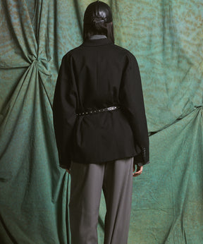 【26AW PRE-ORDER】3D Sleeve Prime-Over Semi-double Breasted Jacket
