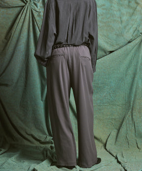 Omega Rib Pin Tuck Prime-Wide Pants