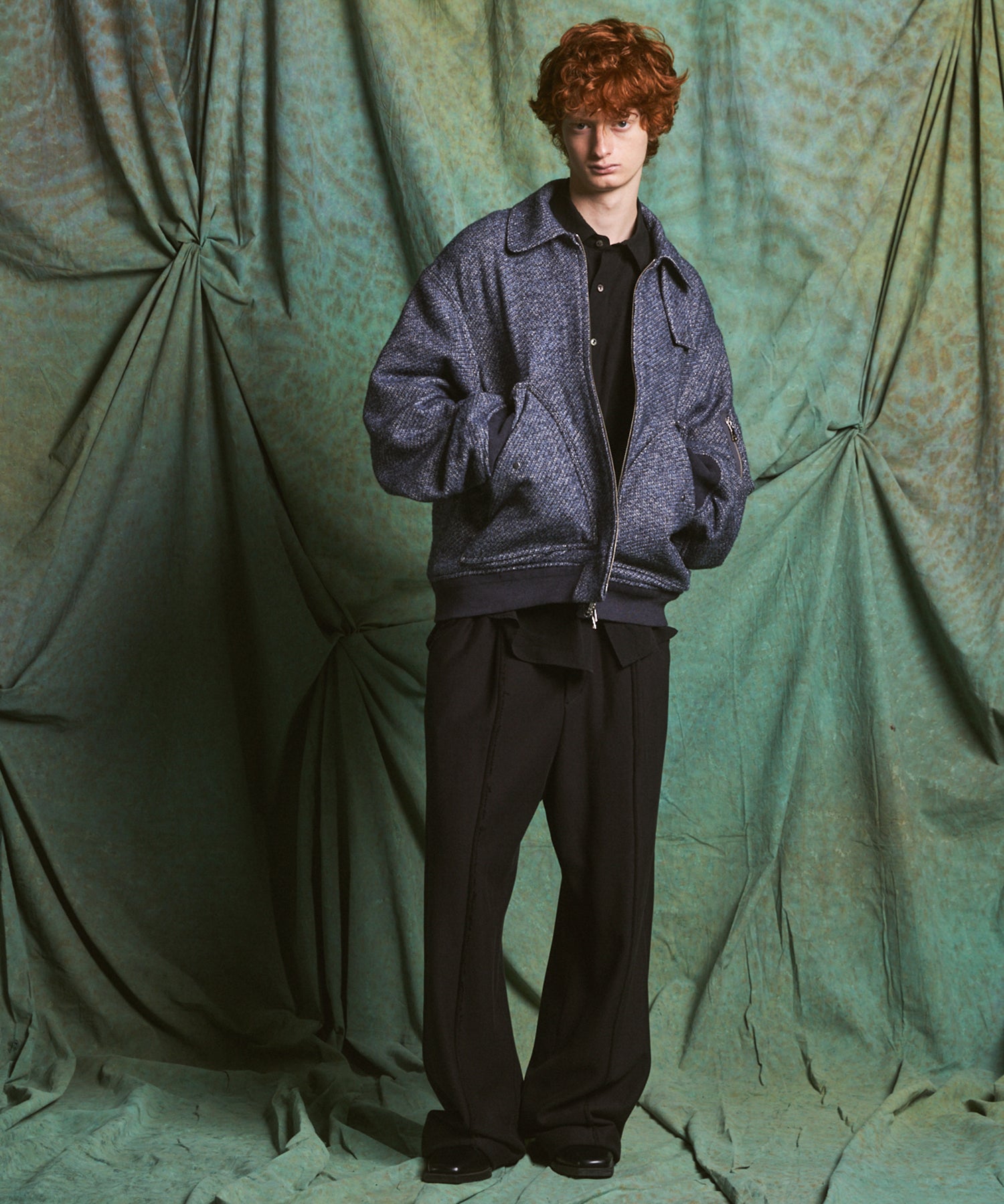 【26AW PRE-ORDER】ヘビーウェイトスウェットプライムワイドピンタックイージーパンツ