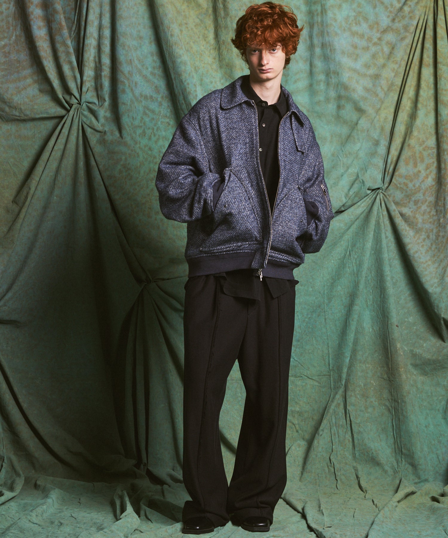 【26AW PRE-ORDER】【Italian Dead Stock Fabric】プライムオーバーA-2フライトブルゾン