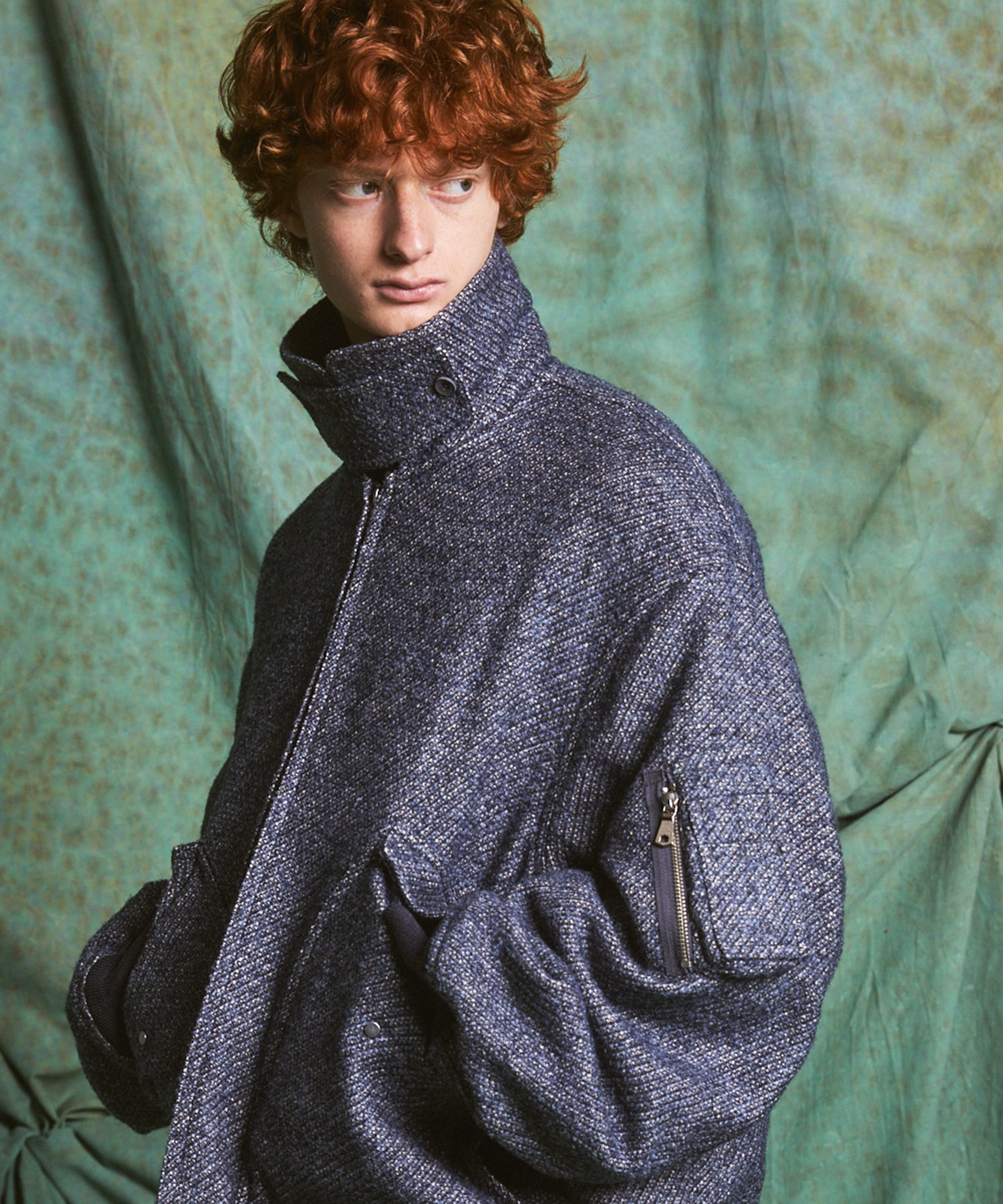 【26AW PRE-ORDER】【Italian Dead Stock Fabric】プライムオーバーA-2フライトブルゾン