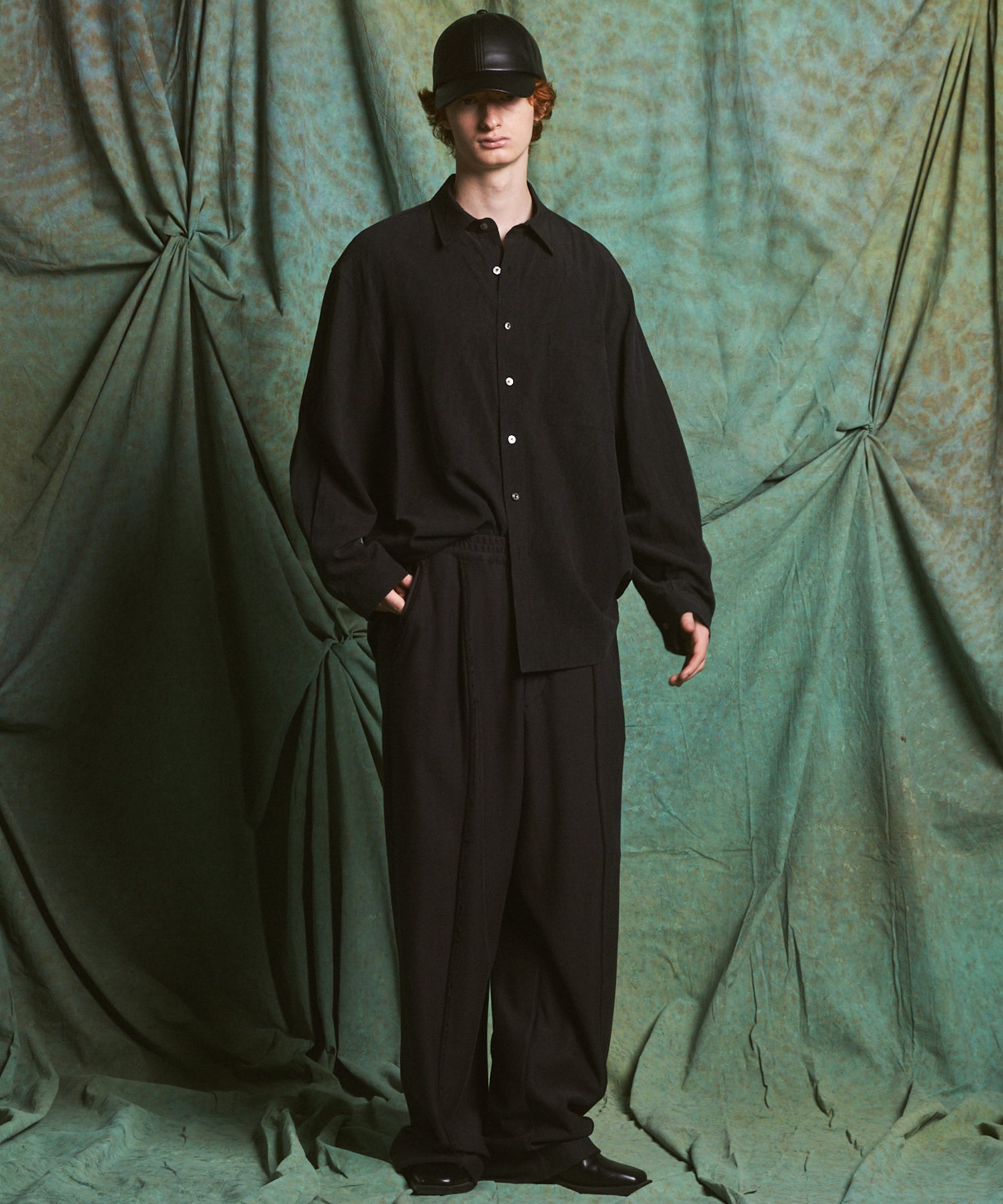 【26AW PRE-ORDER】ヘビーウェイトスウェットプライムワイドピンタックイージーパンツ