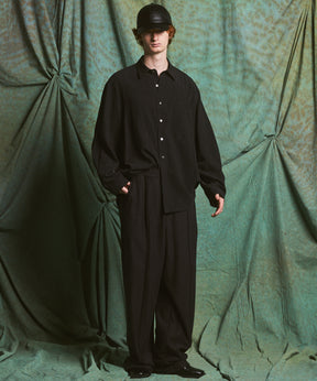 【26AW PRE-ORDER】ヘビーウェイトスウェットプライムワイドピンタックイージーパンツ