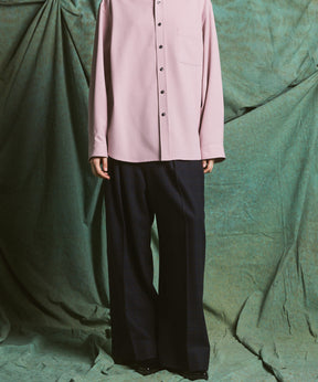 [Italian Dead Stock Fabric] Prime-Over Regular Collar Long Sleeve Shirt