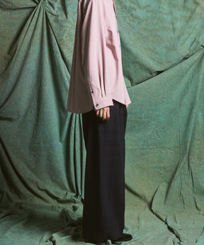 [Italian Dead Stock Fabric] Prime-Over Regular Collar Long Sleeve Shirt