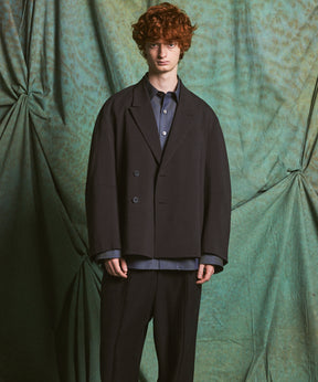 【26AW PRE-ORDER】3D Sleeve Prime-Over Semi-double Breasted Jacket