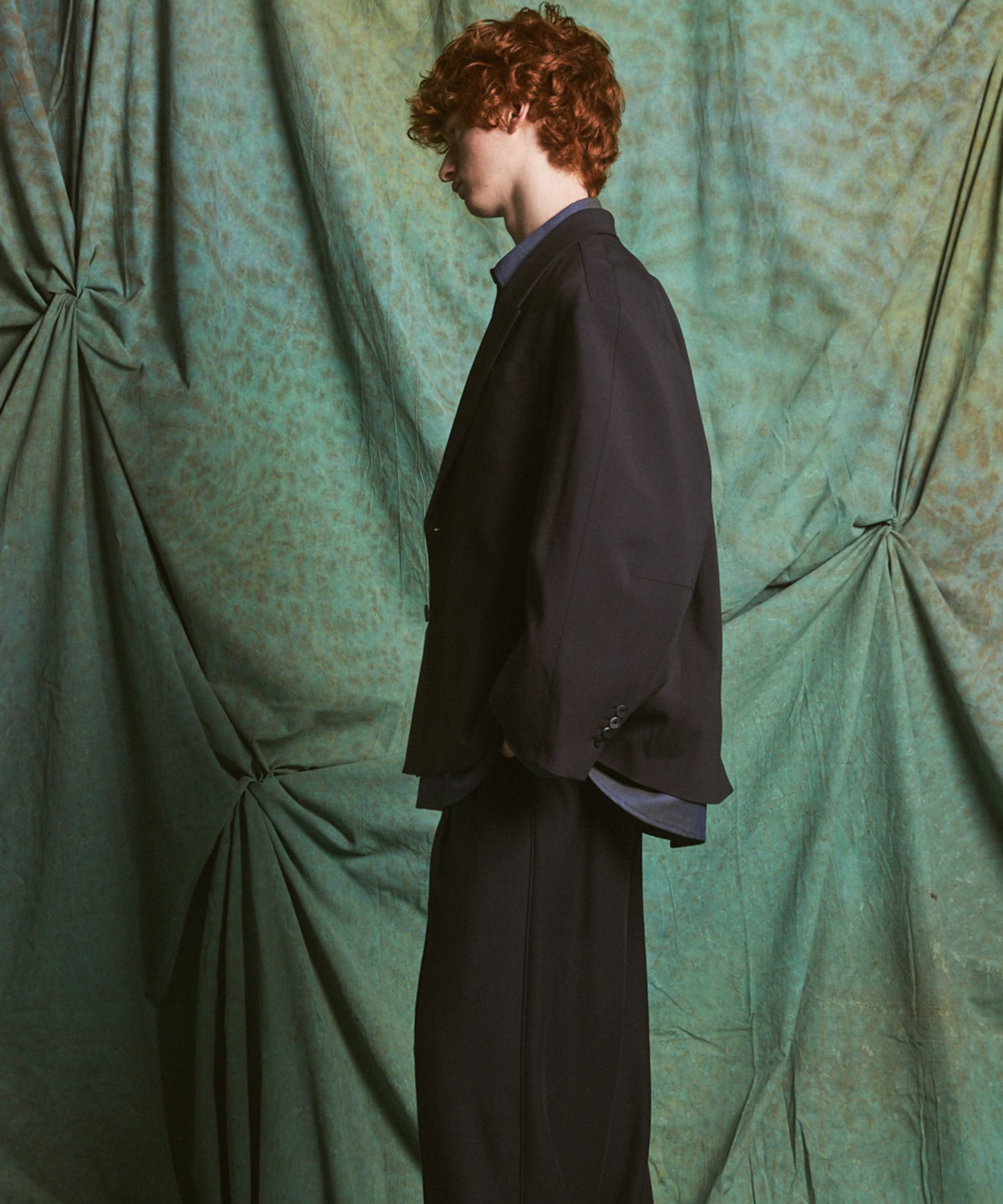 【26AW PRE-ORDER】3D Sleeve Prime-Over Semi-double Breasted Jacket