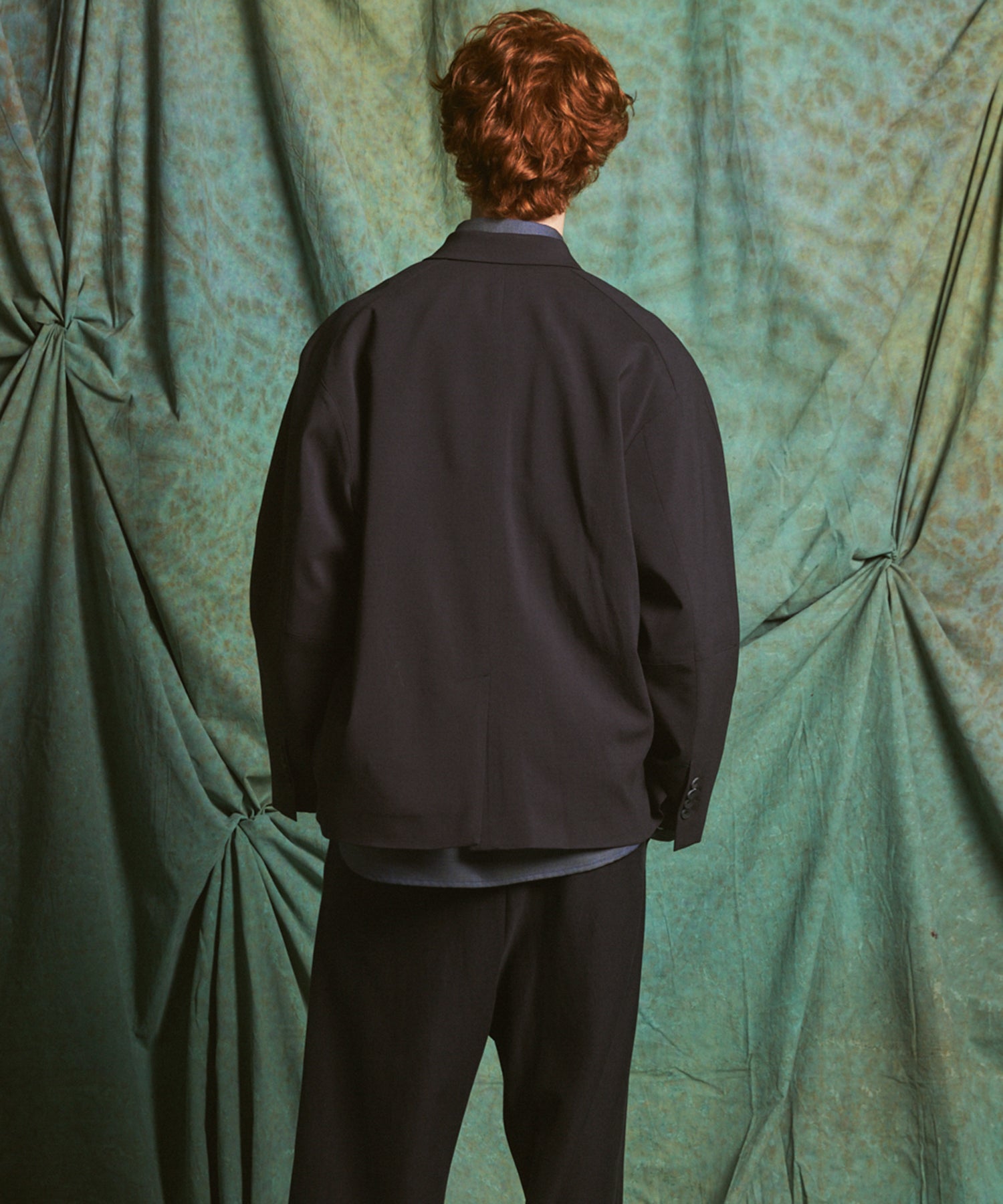 【26AW PRE-ORDER】3D Sleeve Prime-Over Semi-double Breasted Jacket