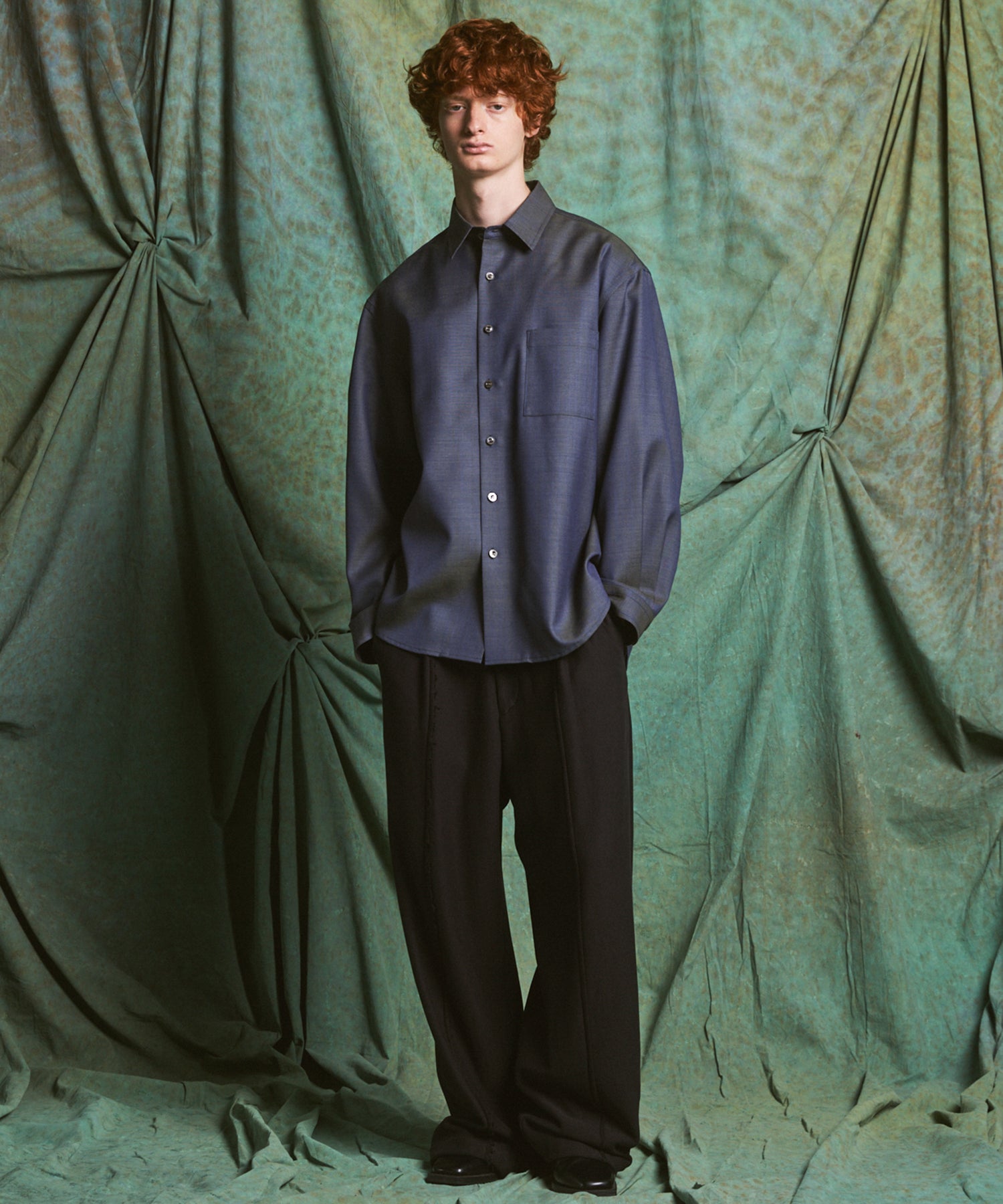 【26AW PRE-ORDER】ヘビーウェイトスウェットプライムワイドピンタックイージーパンツ