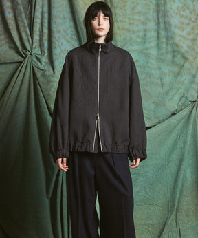 [26AW PRE-ORDER] Curve Switching Prime-Over Stand Collar Blouson