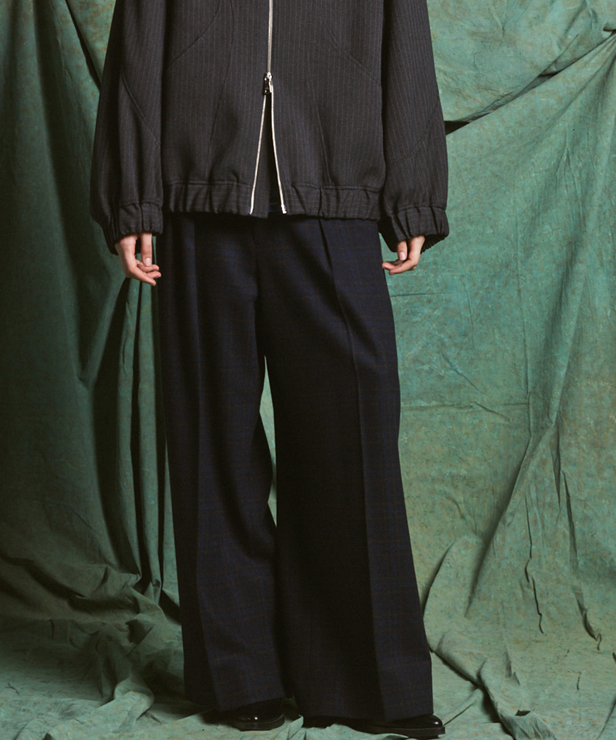 【26AW PRE-ORDER】【イタリアンデッドストックファブリック】2タックプライムワイドスラックス